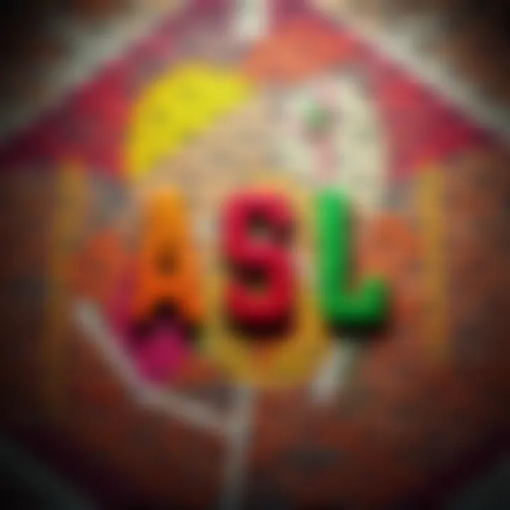 Colorful initials painted on a brick wall, showing creativity and personal expression