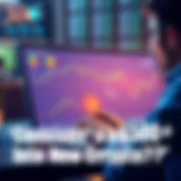 A person considering adding $500 to their crypto portfolio with coins like HBAR, LINK, ADA, SUI, and PEPE, looking at charts and graphs on a laptop.