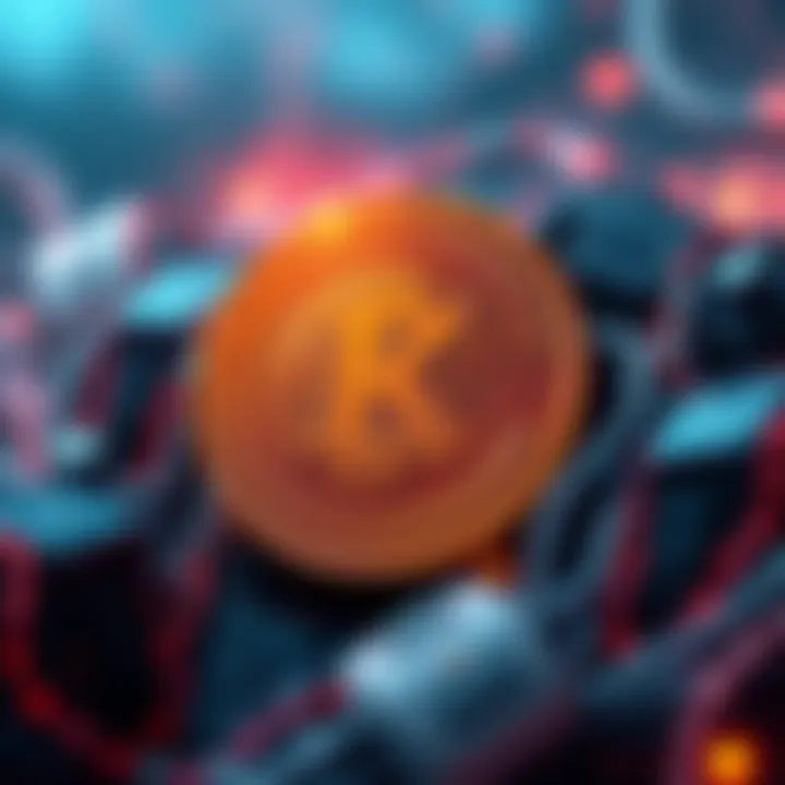 A visual representation of Kaspa coin symbolizing digital transactions and future investment potential