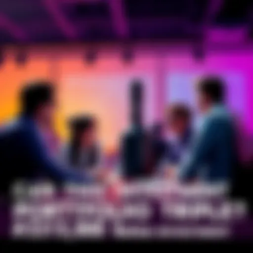 A group of people discussing investment strategies for a portfolio valued at $316,000