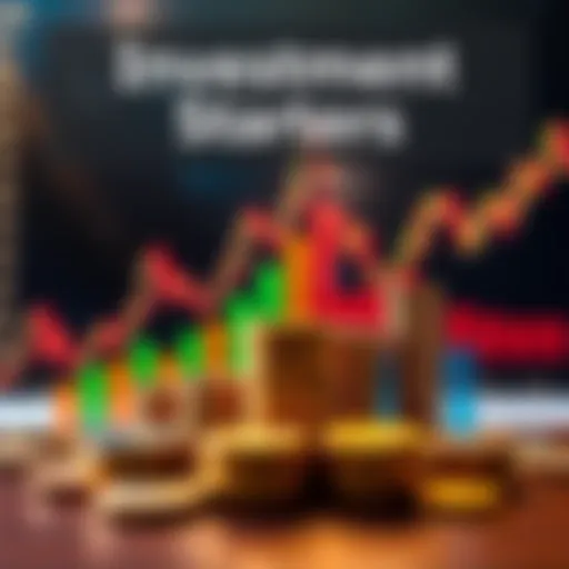 Visual comparison of dollar-cost averaging and DCA Plus strategies with graphs and coins