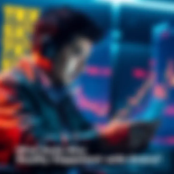A casual investor looking at a graph showing the rise in TRX value with excitement
