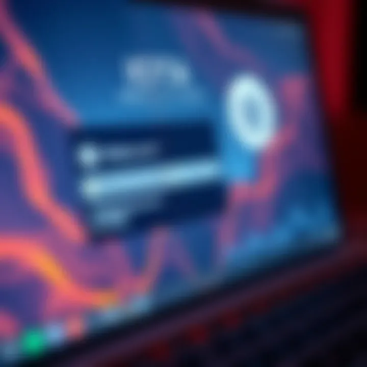 A close-up of a computer screen displaying the IOTA Firefly wallet interface with missing reward notifications, highlighting user concerns.