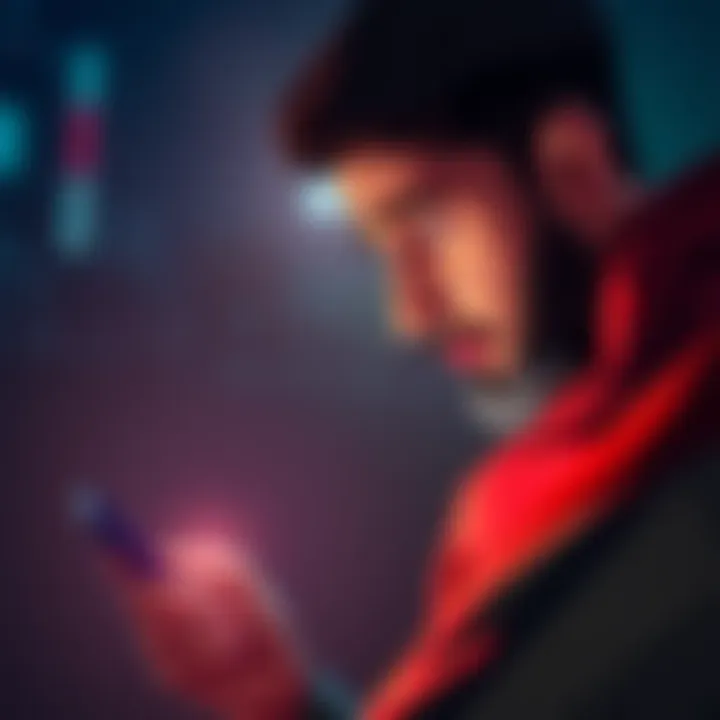 Individual in Iran looking worried while trying to access crypto on a Ledger wallet during conflict