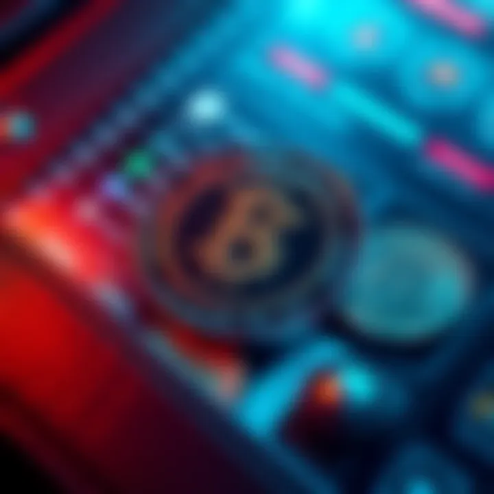 A digital wallet screen showing Kaspa Coin among other cryptocurrencies