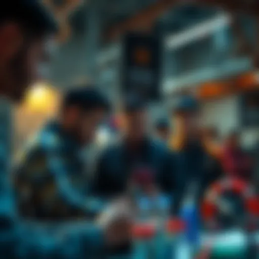 Members of the Kendu community working together on memecoin projects and merchandise