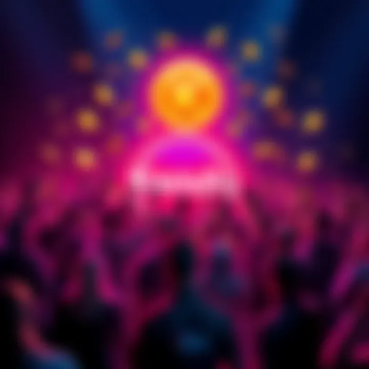 A graphic showing the Kendu memecoin logo surrounded by excited community members and digital coins, symbolizing growth and engagement.
