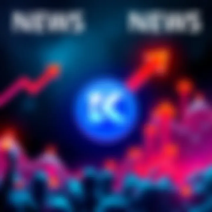 Graphic showing Kendu logo with growth arrows and community icons representing strong support