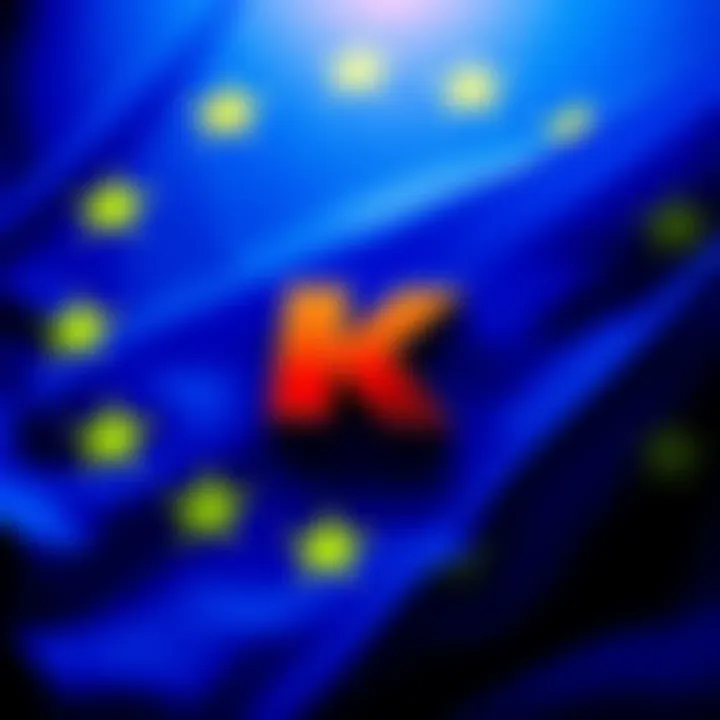 Kraken logo alongside the European Union flag, symbolizing crypto regulation updates for EU clients
