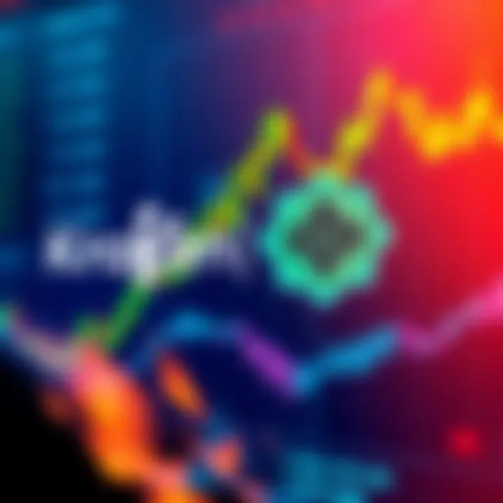 An illustration showing the Kraken logo and Hedera logo with a trading chart in the background, signifying the new listing