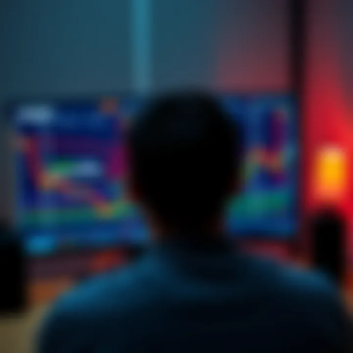 A person looks at a computer screen showing Kraken trading statements with highlighted discrepancies between Bitcoin purchases, indicating missing instant buys and limit orders.
