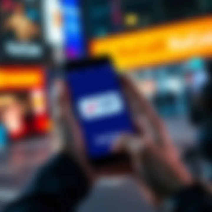 A person holding a smartphone displaying a KuCoin OTP message for verification