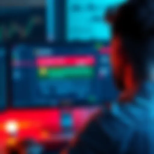 A frustrated person looking at a computer screen showing a KuCoin account with a warning about inactivity fees, symbolizing the challenge of account closure and access issues.