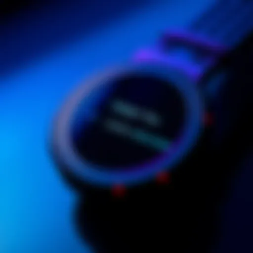 A close-up view of a Ledger Flex device displaying an update mode screen with error message