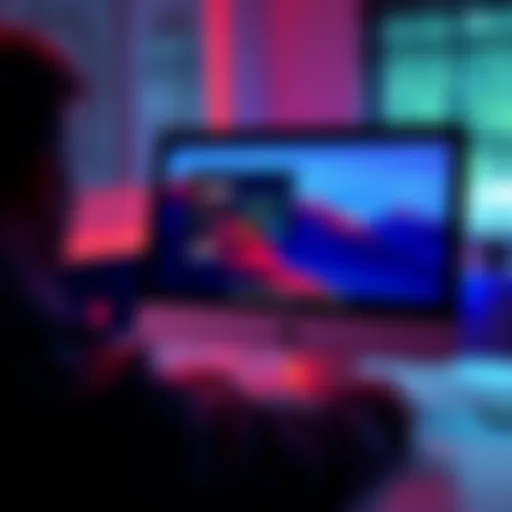 Person using Ledger Live on a Mac with visible lag issues