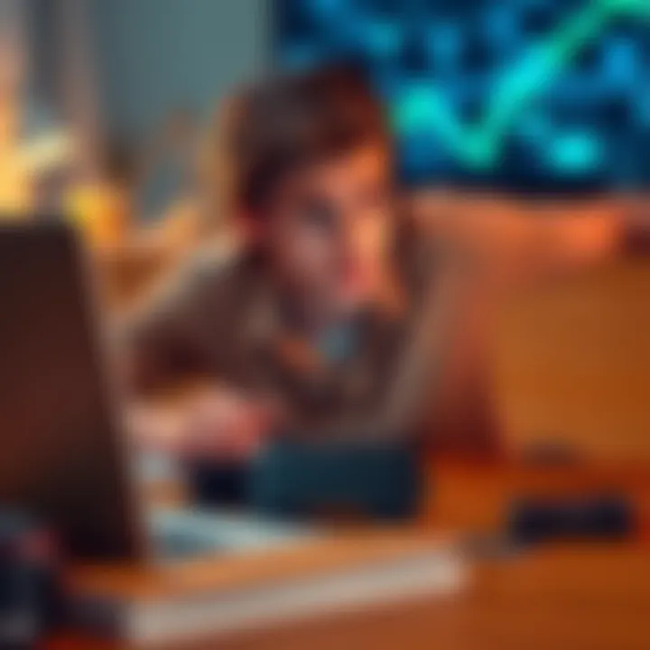 A person looks worried while checking digital security news on a laptop, with a Ledger device and alternative hardware wallets on the table