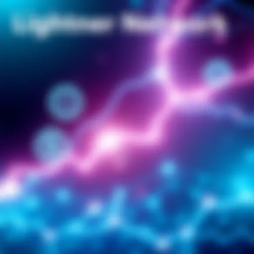 A visual representation showing issues in the Lightning Network with icons for high fees and transactions failing.