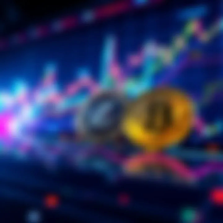 A visual representation of Litecoin and Bitcoin price trends, highlighting the price stagnation of Litecoin after previous halving events.