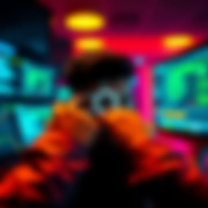 A frustrated person looking at a computer screen with a loading symbol, symbolizing stuck LN withdrawals.