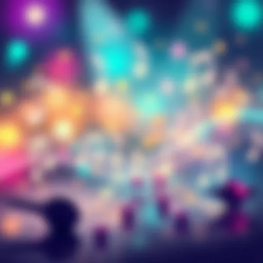 Cover illustration for LoFeeFun Radio showing calming music notes with a relaxed atmosphere