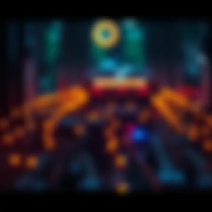 A visual representation of Loopring in operational mode with lights indicating activity, symbolizing its 'keep the lights on' phase.