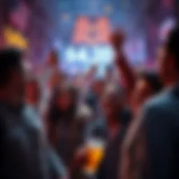 People celebrating the arrival of $4.20, showing excitement and anticipation for market shifts.