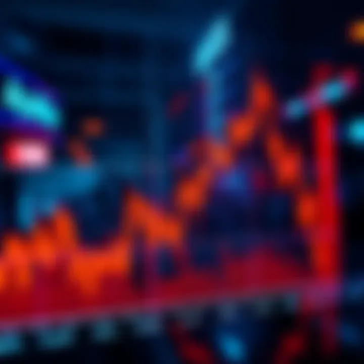 A chart showing stagnant market trends with low trading volume and engagement, reflecting current market concerns.