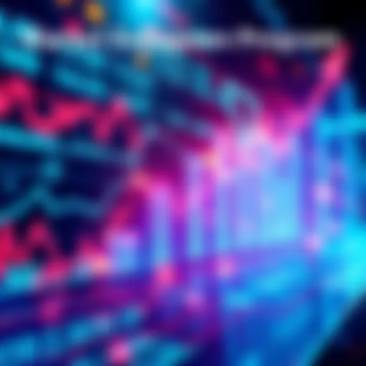A visual representation of financial growth and investment opportunities with stock market graphics and upward trends.