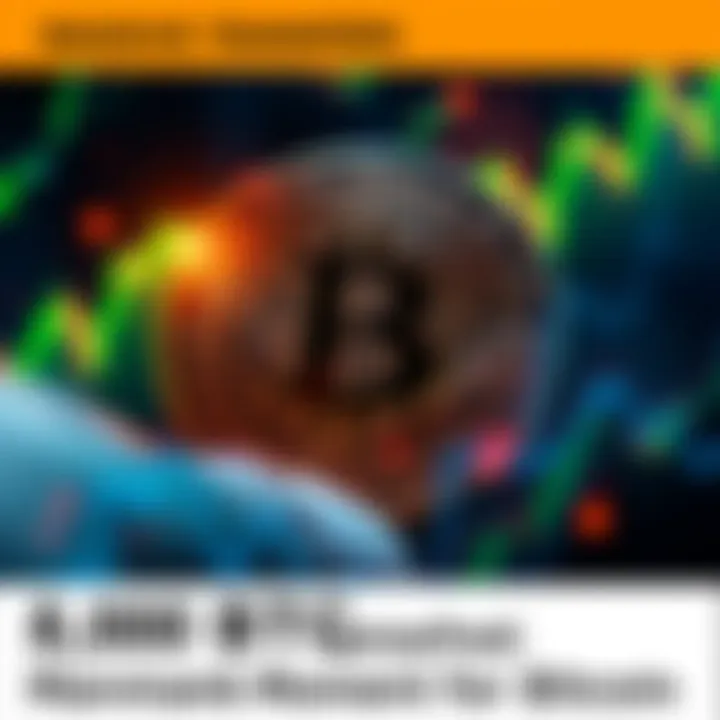 Visual representation of a large Bitcoin transfer, showcasing the Bitcoin logo and digital charts reflecting market activity.