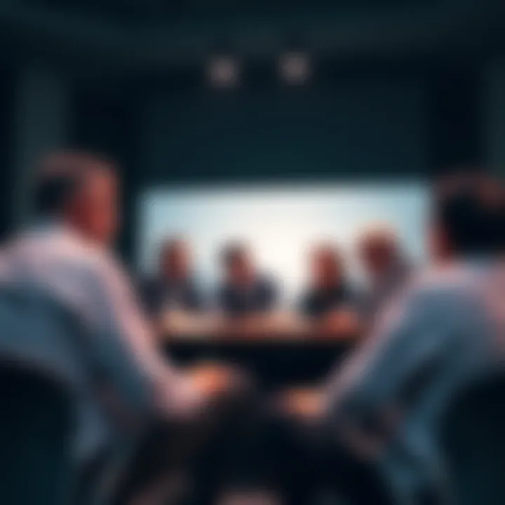A group of mayoral candidates meeting to discuss the number of parcels needed for safety and security in governance