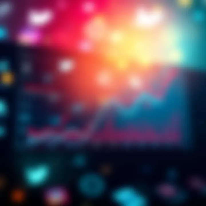 A chart showing the rise in memecoin activity alongside stagnant major cryptocurrencies, with social media icons in the background.
