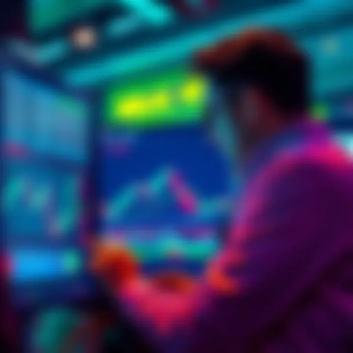 Trader looking at a screen displaying margin changes and stop loss adjustments for LINK/USDT futures trades on Mexc platform.