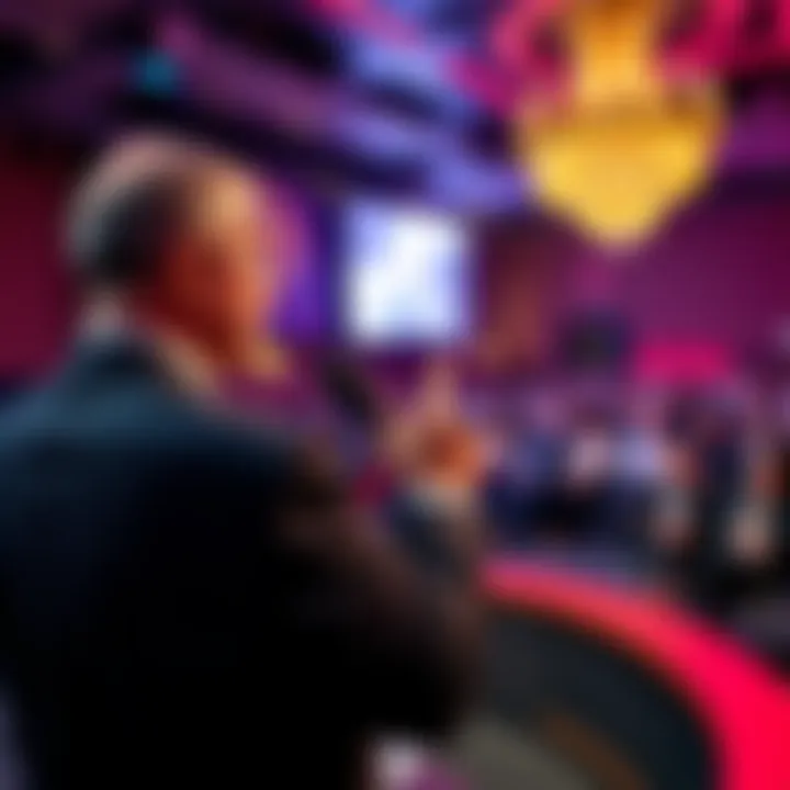 Michael Saylor delivers a passionate speech at BTC Prague with an engaged audience