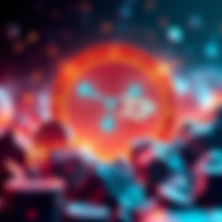 A visual representation of the FXRP minting process with SGB collateral and rewards for staking
