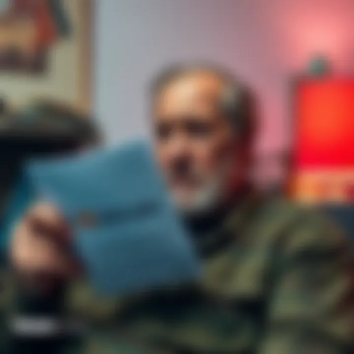 A frustrated Mississippi resident holds a complaint form related to bitcoin services, symbolizing struggles with River and withdrawal challenges.
