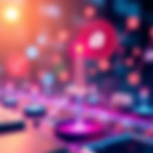Illustration showing mobile network icons and data flow, representing specs like data offloading and traffic management.