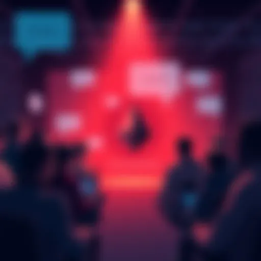 A graphic depicting people discussing Monero in a digital forum setting with chat bubbles and Monero logo