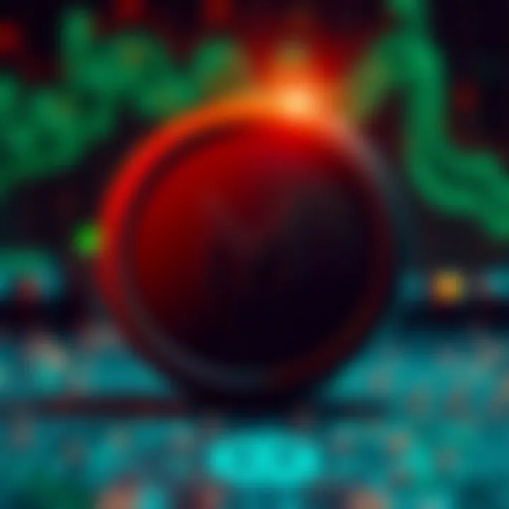 A visual representation of the Monero symbol, showcasing its design and emphasizing privacy features in cryptocurrency.