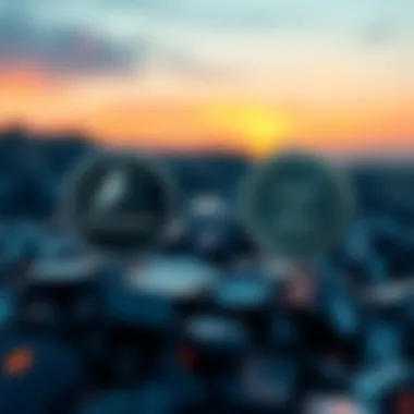 A visual comparison of Monero and Zcash logos, highlighting key features like privacy and user experience, with icons representing each aspect.