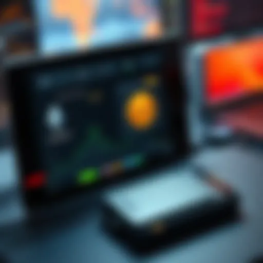 A Monero GUI wallet displayed on a computer screen alongside a Ledger hardware wallet, indicating concerns about lost XMR funds.