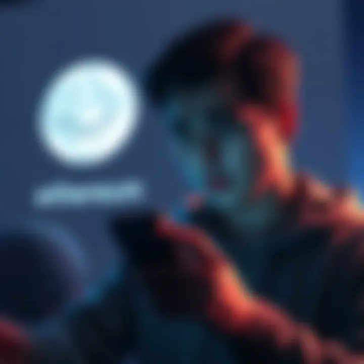 A person looking worried while holding a phone, with a Trezor wallet and Ethereum logo in the background, symbolizing the accidental transfer of Moons cryptocurrency.