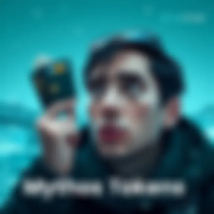 User looking concerned about lost Mythos tokens after attempting a transfer using Snowbridge, with a visual of a digital wallet and a broken bridge illustration in the background.