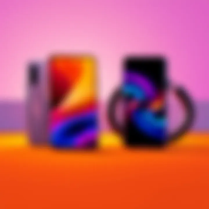 A side-by-side view of the 2021 and 2022 Nano X devices, showcasing their designs and features, with a new Flex model in the background.