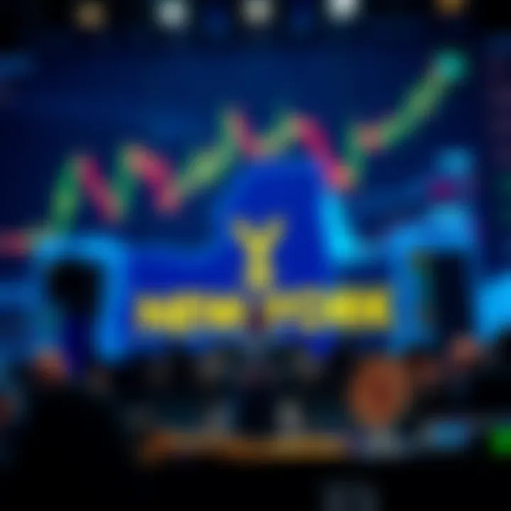 New York state officials announce a new 0.2% tax on cryptocurrency and NFT transactions, with charts and coins displayed in the background.