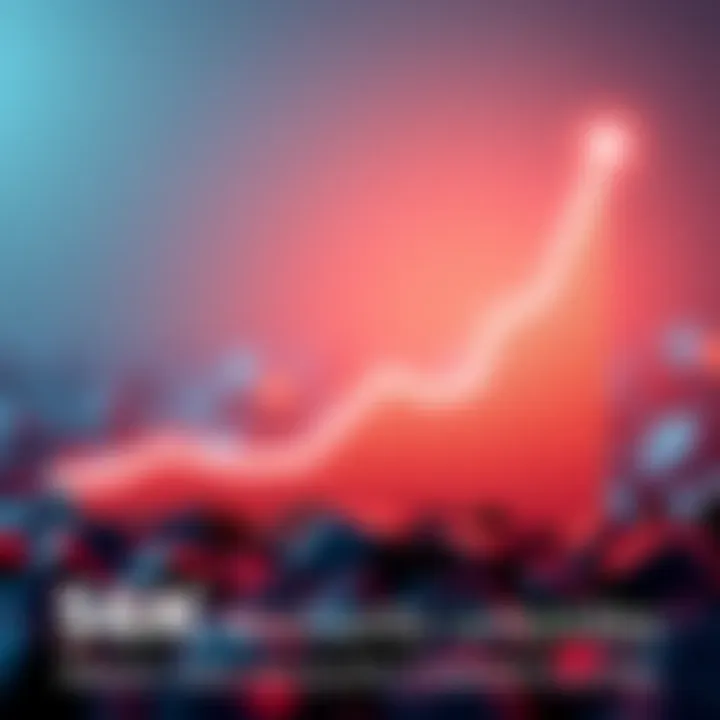 A graph showing a sharp increase in account registrations over a single day with a bright upward trend line.