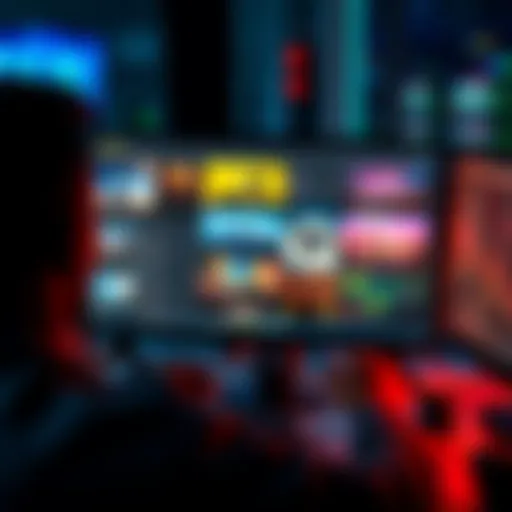 A person looking at a computer screen displaying various project launches and platforms for finding legitimate opportunities