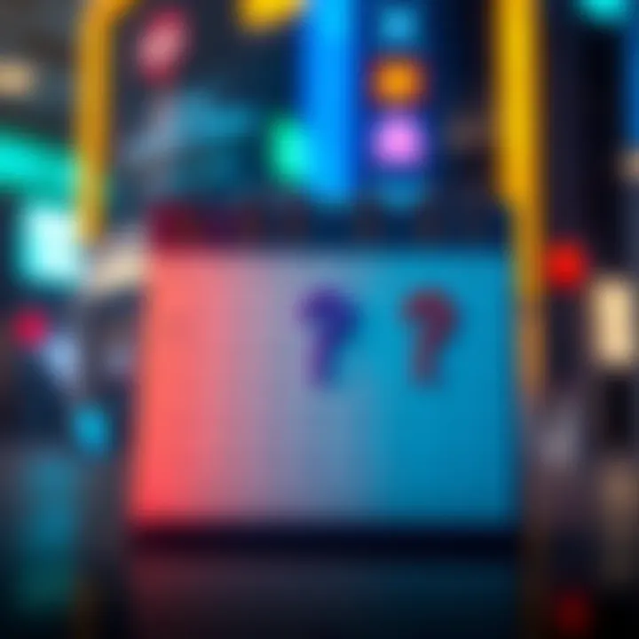 A graphic depicting Nexo's plan to return to the U.S. market, showing a calendar with question marks about timing and communication.