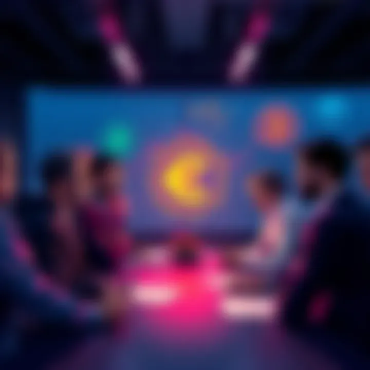 A group of people discussing the addition of a EUR stablecoin to Nexo, with expressions of concern over USDC losses, in a digital forum setting.