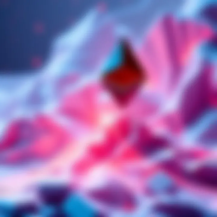 A visual representation of NFT sales reaching $125 million with Ethereum's logo rising above Polygon's logo, symbolizing the shift in the market.