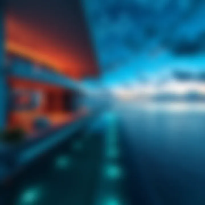 A luxury oceanfront condo in Miami, showcasing contemporary architecture and a view of the ocean, signifying the sale that accepted $KAS cryptocurrency as payment